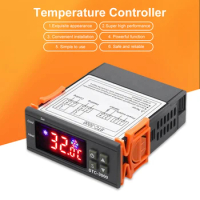 STC-3000 Digital Temperature Controller 12V 24V 220V Thermostat Controller Relay Heating Cooling with NTC Sensor For Incubator