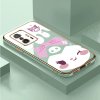 Kartun ungu kulomi phone case for Xiaomi 11T 11TPro,Kuromi pattern,cute,TPU material,Kuromi,cover Ca
