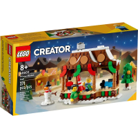 【LEGO樂高】聖誕節 冬季市集小攤販積木 40602