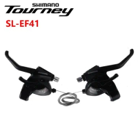 SHIMANO TOURNEY TY EZ FIRE PLUS Shifting Lever ST-EF41 Left 3S/Right 7S/A Pair For MTB Mountain Bike Original Shimano Bike Parts