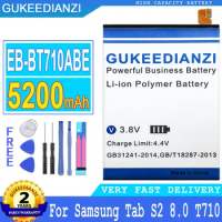 GUKEEDIANZI Battery EB-BT710ABE for Samsung Galaxy Tab S2 8.0, SM-T710, T715, T715C, T719C, Big Power Battery, 5200mAh