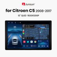Junsun X7 MAX 13.1“ 2K AI Voice Wireless CarPlay Android Auto Car Radio For Citroen C5 2008 - 2017 Multimedia autoradio
