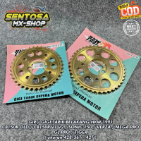 GEAR / GIR GIGI TARIK BELAKANG GOLD 428 UKURAN 36T-42T CB150R OLD / CB150R LED V2 V3 / SONIC 150 / V