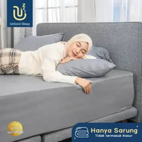Uniland Sleep Set Sprei Aesthetic - Lumi Fitted Bedsheet White 160 x 200