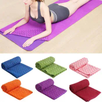 Non Slip Yoga Mat Easy To Wash Soft Microfiber Comfortable Towel Blanket Sports Travel Fitness Pilates Exercise Cover 요가 매트 타월