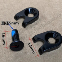 2pcs Bicycle Cable Guide Bike Hydraulic Brake Line Holder Hose Wire Clip Retro Brake Housing Clamps M5 screws for Giant Merida