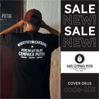 KAOS CEMPAKA PUTIH - DEUS - KAOS PSCP 103 - KAOS PSCP Combed Nyaman Sablon Katun Distro Pria