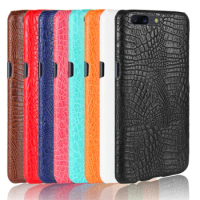 Oneplus 5 Oneplus5 5.5" Case Crocodile PU+PC Skin Back Cover Hard Phone Case for One Plus 5 Oneplus 5 5.5" Phone Hard Cover
