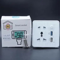 SMATRUL STOP KONTAK TUYA ZIGBEE WALL SMART SOCKET PLUG TEMPERED GLASS
