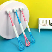 Bàn Chải Đánh Răng Silicon Hình Chữ U 3 Mặt Đầu Nhỏ Gọn, 1 Cái, Mềm Mại Và Trung Bình Chắc Chắn, Thi