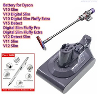 Vacuum Cleaner Battery SV18, 398857-01, 965171-02,971450-06,398006-01 for Dyson V10, V11, V12, V15 Digital Slim Fluffy Extra Pro