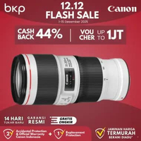 BKP Canon EF 70-200mm f4 L IS II USM Lensa Kamera Black