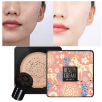VENZEN Makeup Coverage Foundation Concealer Mushroom Head Air Cushion BB Cream