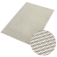 1pcs 200mm*300mm*0.5mm New Metal Titanium Mesh Sheet Perforated Plate Expanded