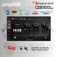 Deckless NAKAMICHI 7” inch Front USB Head Unit Tape Mobil Apple Carplay & Android Auto + Camera HD