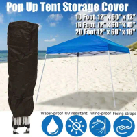 Waterproof Anti-UV Storage Cover for Pop Up Canopy Tent Garden Gazebo Dustproof Outdoor Marquee Shade Protector Cover