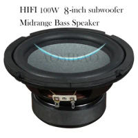 HIFI 8 Inch Subwoofer Speaker 4 8 Ohm 100W Audio Mid Sound Speaker Home Theater Waterproof Woofer Louderspeaker Driver