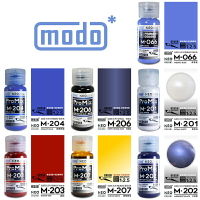 【鋼普拉】現貨 Modo 摩多 M系列特殊色 模型漆 油性漆 皇家白 子夜黑 鈷藍 血紅 深靛藍 透明黃金 摩多藍