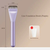 Cọ nền đầu phẳng Cọ nền dạng lỏng Flawless Cọ trang điểm siêu mỏng