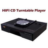 Music CD-MU13 MKIII HIFI CD Turntable Player USB Bluetooth Input Balanced CD carousel Player Top Push Cover 9038 Decod