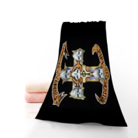 Hot Sale Custom Guns N Roses 35x75cm Fitness Sports Towel Portable Quick-drying Towel Yoga Outdoor Microfiber Sports Towel