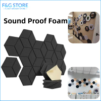 6pcs Acoustic Panel Self-adhesive Sound Proof Foam 30x26x0.9cm SoundProof Foam Panel High Density Ac