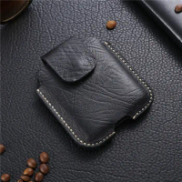 high quality Genuine Leather Phone Pouch Waist Bag For Motorola Moto razr 2022 Belt Clip Holster Cover For Moto RAZR 2020 Case