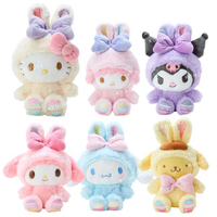小禮堂 Sanrio 三麗鷗 絨毛玩偶娃娃 (小兔仙子蛋蛋の幸福) Kitty 酷洛米 Piano