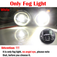 belook ไฟตัดหมอก Angel Eye 2 ชิ้น DRL 30W H11 ไฟ LED สำหรับรถยนต์ Suzuki Landy Nissan Serena Highway
