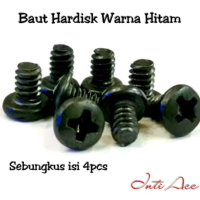 Baut Khusus Hardisk Komputer PC sebungkus isi 4pcs