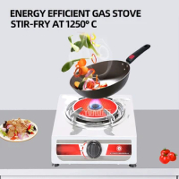 Stainless Steel Gas Stoves Household Infrared Gas Stove Desktop Liquefied Gas Single Stove