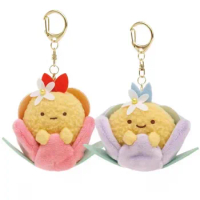 New Flower Fairies Sumikko Gurashi Plush Keychain Small Pandent Kids Stuffed Animals Toys For Children Gifts 8CM