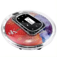 Mini Portable Bluetooth CD Player Smart Turntable CD Record Cassette Radio Touch Screen CD Player Walkman