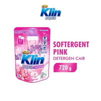 Soklin Softergent Liquid Antibacterial Pink Pouch 720 mL -