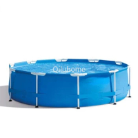 Cross-Border Intex28200 3.05 M round Pipe Frame Pool Air Inflation Stand-Free Pool Family Swimming Pool