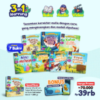 buku cerita dongeng anak tk sd 1 2 3 tahun bergambar islami adab dan akhlak anak muslim murah Books