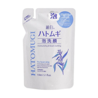 日本 熊野油脂 麗白 薏仁泡沫洗面乳 補充包150ml
