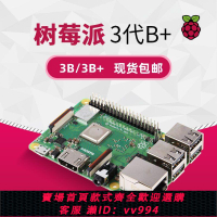 {公司貨 最低價}樹莓派官方3代B+型 Raspberry Pi 3b+3b 編程linux開發板python