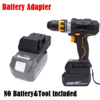 Battery Adapter Converter for Makita 18V Li-ion Battery to for DEKO 20V Electric Screwdriver Drill Tool(NO Batteries)