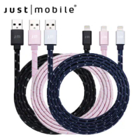 Just Mobile AluCable Flat 鋁質1.2 米編織傳輸扁線(Lightning)