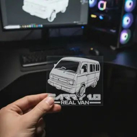 Stiker Mobil Suzuki Carry 1.0 REAL VAN – Cutting Decal Kaca Belakang | Variasi Mobil Klasik Putih fu