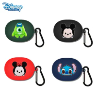 Cartoon Disney Earphone Case Cover For Anker Soundcore Life P2 Mini Soft Silicone Wireless Earbuds Protective Shell With Hook