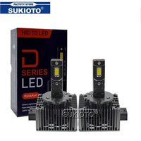 SUKIOTO Car Headlight Bulbs D1S LED D3S 70W 18000LM 6000K Lamp Bulb D2S D4S LED Auto Headlamps D5S D8S LED Car Light Source