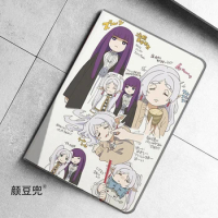 Frieren at the Funeral Anime For Samsung Galaxy Tab S9Lite 8.7 2021Case SM-T220/T225 Tri-fold stand Cover Galaxy S6 Lite S8 PLus