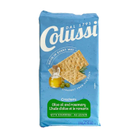 【Colussi】義大利可露希蘇打餅250g-橄欖油迷迭香味(2包)