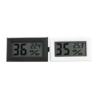 Freezer Fridge Hygrometer Gauge Digital LCD Thermo Meter Temperature Sensor Humidity Meter Hygrometer Electronic Thermometer