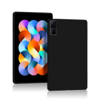 Silicone Case For Xiaomi Redmi Pad SE 5 6 Pro 10.6 11 2021 2022 2023 Flexible Bumper Black TPU Funda Back Cover