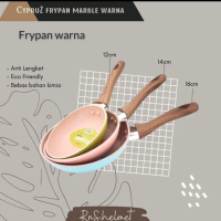 Frypan marble warna Kayu Pan