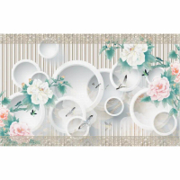 wallpaper dinding 3d ukuran bisa custom