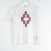 Kaos MARCELO BURLON COUNTRY OF MILAN LOGO SNAKE RED WHITE TSHIRT 100% ORIGINAL Size M